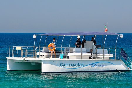 Giro costa di 1 ora lungo il litorale di Agropoli con brindisi a bordo