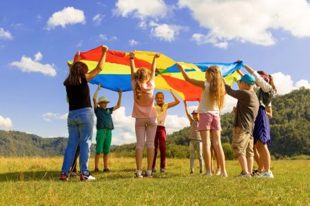 Recreation day with lots of games for your kids at Capodimonte Woods