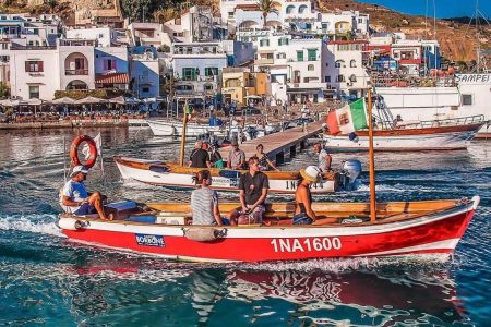 Taxi boat and tour of the island of Ischia between Sorgeto Bay and the village of Sant'Angelo