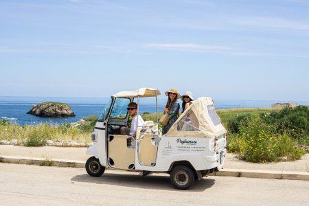 Escursione guidata condivisa di un giorno a Polignano con degustazione, ape tour e gita in barca