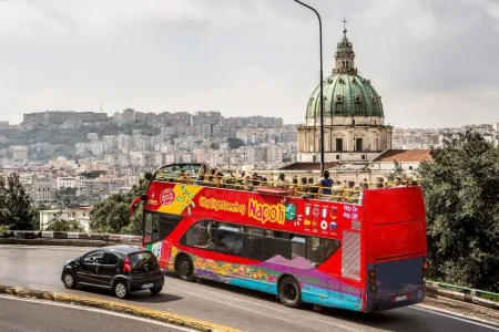 Hop-On Hop-Off bus tour departing from Naples or Salerno