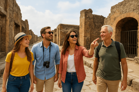 Tour Pompei da Salerno con Trasporto, Ticket di Ingresso e Guida